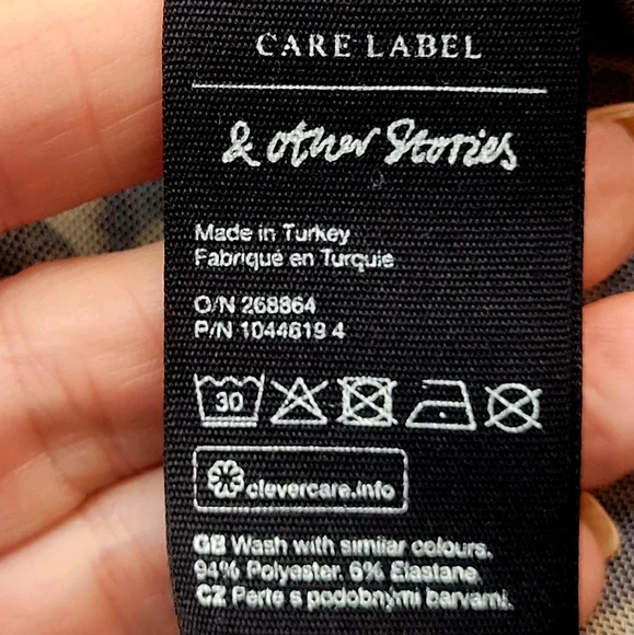 NWOT & OTHER STORIES High Neck Sheer Mesh Leopard Animal Print Top Medium - Picture 8 of 11